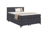 Boxspringbett Bari In Anthrazit Ca. 140x200cm 140/200 cm Anthrazit