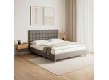 Polsterbett Cesaro Ca. 180x200 Cm Grau 180/200 cm Grau