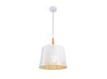 Pendelleuchte Lantern Weiss Max. 60 Watt 35/40 cm