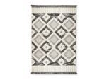 Webteppich Selma 3 In Grau/weiss Ca. 160x230cm 160/230 cm