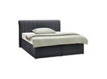 Boxspringbett Belano Schwarz Ca. 180x200cm 180/200 cm Schwarz