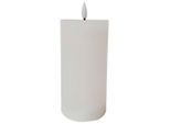 Kerze Mit Led Fendy In Weiss 10/20 cm