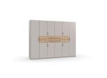 Kleiderschrank Lumio Kaschmir/eiche Artisan Kaschmir, Eiche Artisan