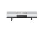 Lowboard Apollo Tv-Schrank Schwarz, Weiss