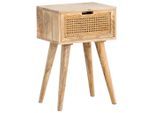 Nachttisch Wl6.807 40/60/30 cm massiv Mangoholz Naturfarben