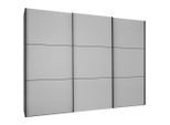 Schwebetürenschrank Includo Ca. 249x222x68 Cm 249/222/68 cm Grau