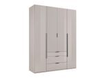 Drehtürenschrank New York Grau/sahara 180/236/58 cm Grau, Sahara