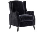 Relaxsessel Cosy -Trend- Holz, Metall, Textil Schwarz