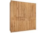Drehtürenschrank In Eichefarben 206/223/63 cm Eichefarben