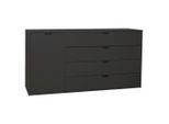 Sideboard Bounty Anthrazit 168/87/45 cm 4 Schublade(n)