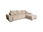 Ecksofa Bonn Chenille Beige