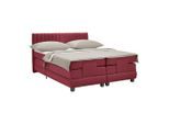Boxspringbett Dixon Weinrot Ca. 140x200cm 140/200 cm Weinrot