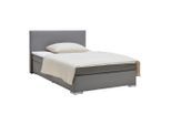 Boxspringbett Mira 2 Grau Ca. 120x200cm 120/200 cm Grau