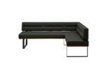 Eckbank Canon Li. In Graphitfarben Holz, Metall, Textil Graphitfarben