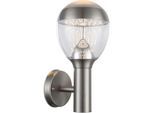 Aussenwandleuchte Callisto L: 15 Cm Silberfarben