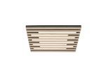 Led-deckenleuchte Ruko Schwarz/eichefarben Max. 24 W
