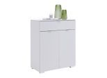 Kommode Sonate In Weiss , 80/96/40 cm , 1 Schublade(n)