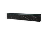 Lowboard D180 Steinoptik San Sebastian Graphitfarben