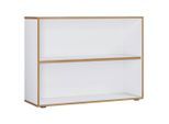 Aktenregal Salia B100 Honigeiche/weiss Ca.100x74x33cm 100/74/33 cm