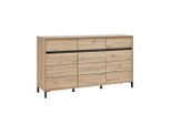 Sideboard Arran Eiche Artisan 157/90/40 cm 3 Schublade(n)