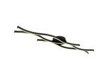 Led-deckenleuchte Relo In Opal/schwarz Max. 35 Watt
