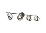 Led-strahler Rundi Schwarz Max. 4x5 Watt