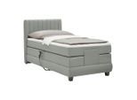 Boxspringbett Dixon Grau Ca. 90x200cm 90/200 cm Grau