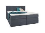 Boxspringbett Simon In Dunkelgrau Ca. 180x200cm 180/200 cm Dunkelgrau