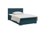 Boxspringbett Mira 2 Dunkelblau Ca. 120x200cm 120/200 cm Dunkelblau