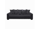 Bigsofa Matteo Schwarz Holz Schwarz