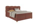 Boxspringbett Bianco Rot Ca. 160x200cm 160/200 cm Rot