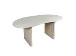 Schreibtisch Mango Massivholz 180/90/75 cm Weiss