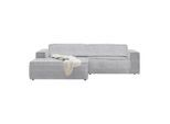 Wohnlandschaft Loft Grau Cord Grau