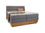 Boxspringbett Marissa In Grau Ca. 160x200cm 160/200 cm Grau