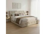 Polsterbett Julie Ca. 180x200 Cm Beige 180/200 cm Beige