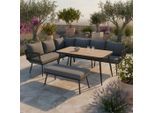 Dining-loungeset Camea 4-teilig
