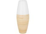 Vase Naturelle Weiss/natur 50 cm