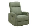 Relaxsessel Melinda Grün Cord Holz, Metall, Kunststoff, Textil Grün