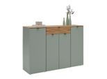 Sideboard Bahia-m Grün/eiche Artisan 150/101/41 cm