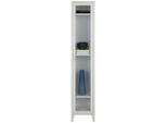 Vitrine Aus Metall In Weiss 35/180/35 cm ,