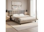 Polsterbett Valeria 180/200 cm Grau
