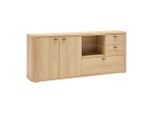 Sideboard Lagos Eichefarben 210,2/87,5/42,5 cm 3 Schublade(n)