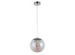 Led-hängeleuchte Moderni Chrom/perlmutt Max. 12 Watt 78/25/120 cm