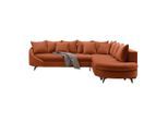 Ecksofa Axel Rostfarben Rostfarben