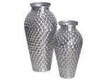 Dekovase Dekovase 2er Set Silber