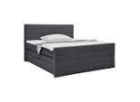 Boxspringbett Damon Schwarz Ca. 160x200cm 160/200 cm Schwarz