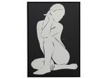 Keilrahmenbild Denise In Schwarz Ca. 60x90cm 60/90 cm