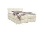Boxspringbett Bubble Box Ecru Ca. 160x200cm 160/200 cm Ecru