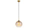 Hängeleuchte Jamessa Messingfarben Max. 60 Watt 25/120 cm
