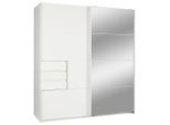 Schwebetürenschrank Oldenburg In Weiss, 180x198x64cm 180/198/64 cm Weiss